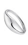 Convex silver ring, J05220-01