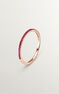 Anillo de oro rosa de 9kt con piedras rubíes rosas, J04977-03-RU