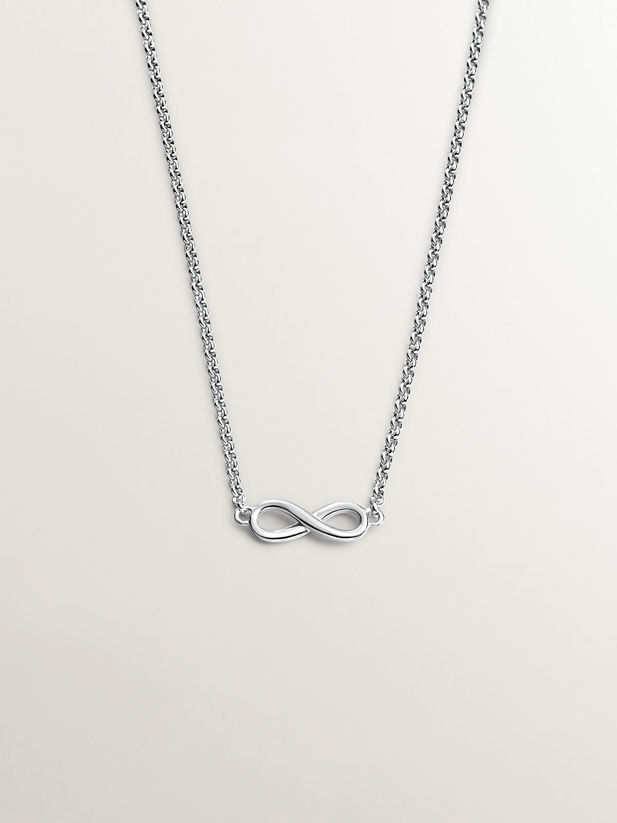 Infinity pendant sale silver