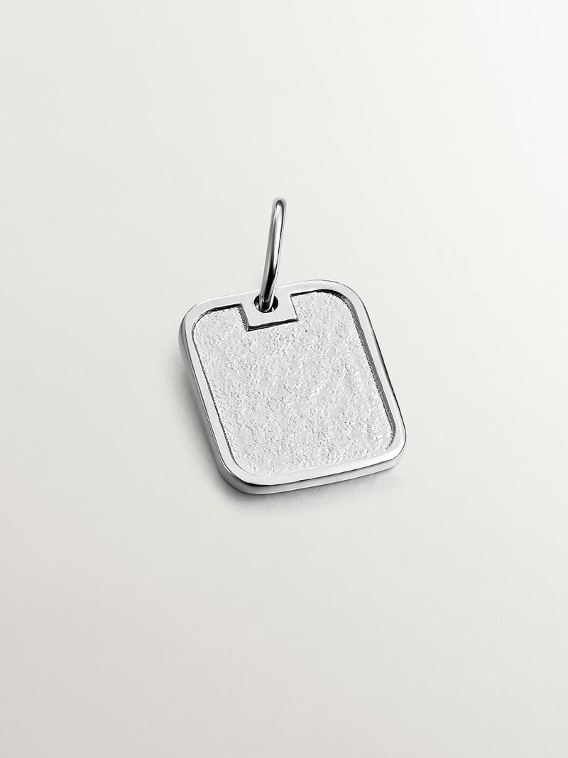 925 silver charm with number 8 image number 2