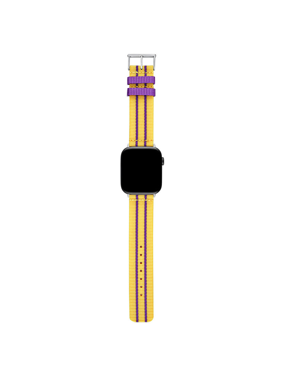 Apple Watch bracelet nylon jaune¬†, IWSTRAP-YN, hi-res
