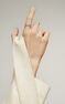Anillo cruzado diamantes oro blanco 0,09 ct , J03937-01-09