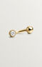 Rook piercing in 18k gold with diamond , J04288-02-H-18