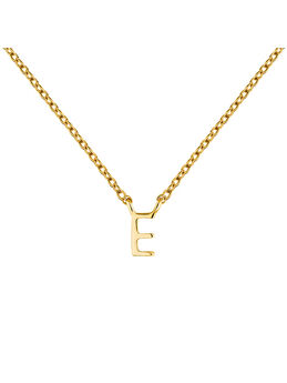 Collar inicial E oro 9 kt , J04382-02-E, mainproduct