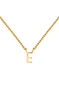 Gold Initial E necklace , J04382-02-E
