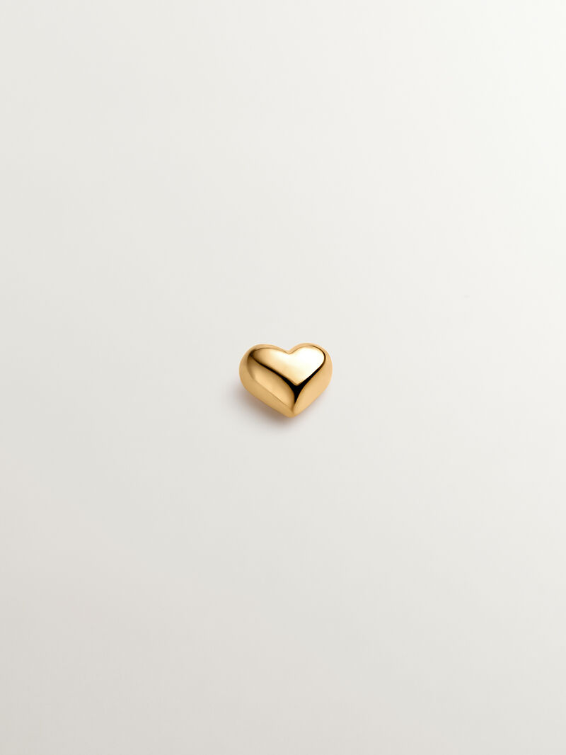 18K Yellow Gold Heart-Shaped Piercing image number 0