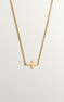 Colgante cruz simple plata recubierta oro , J00653-02