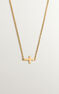 Gold plated simple cross necklace , J00653-02