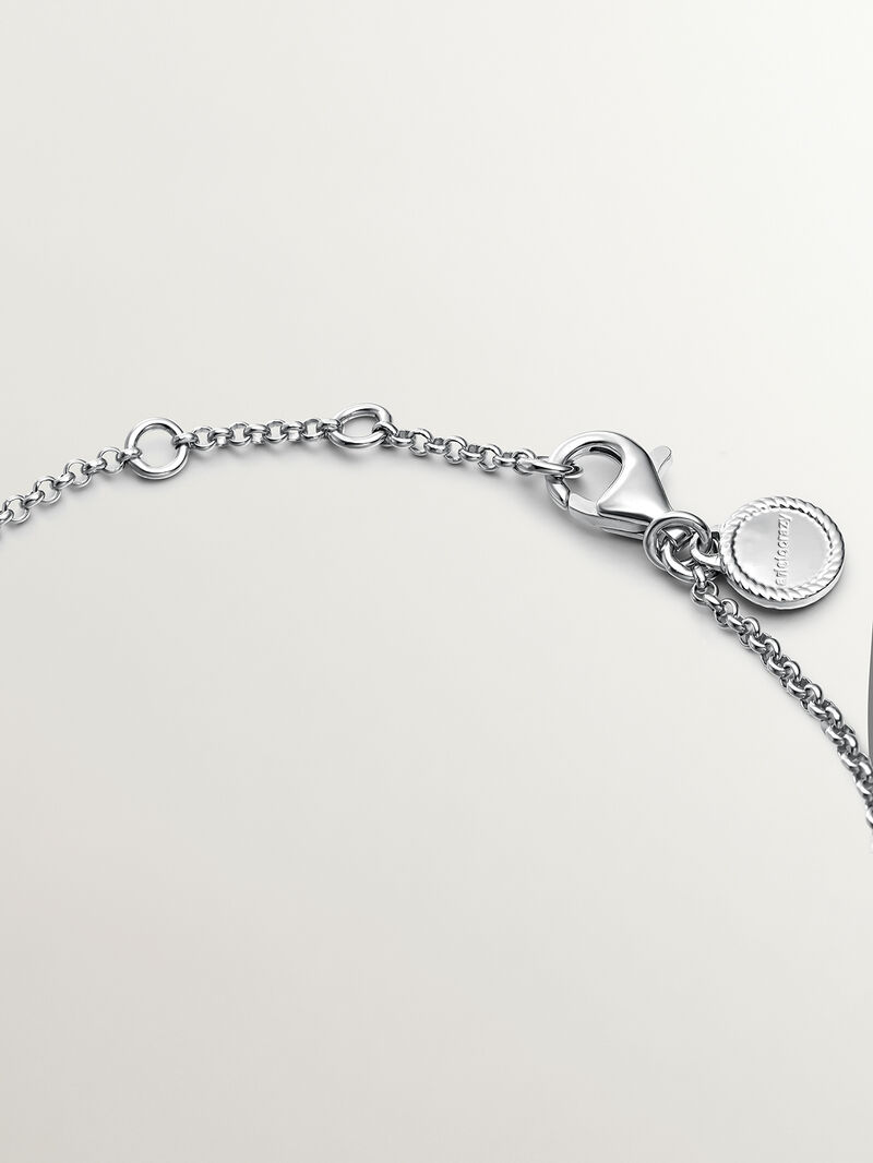 925 Silver bracelet with bamboo cane image number 6