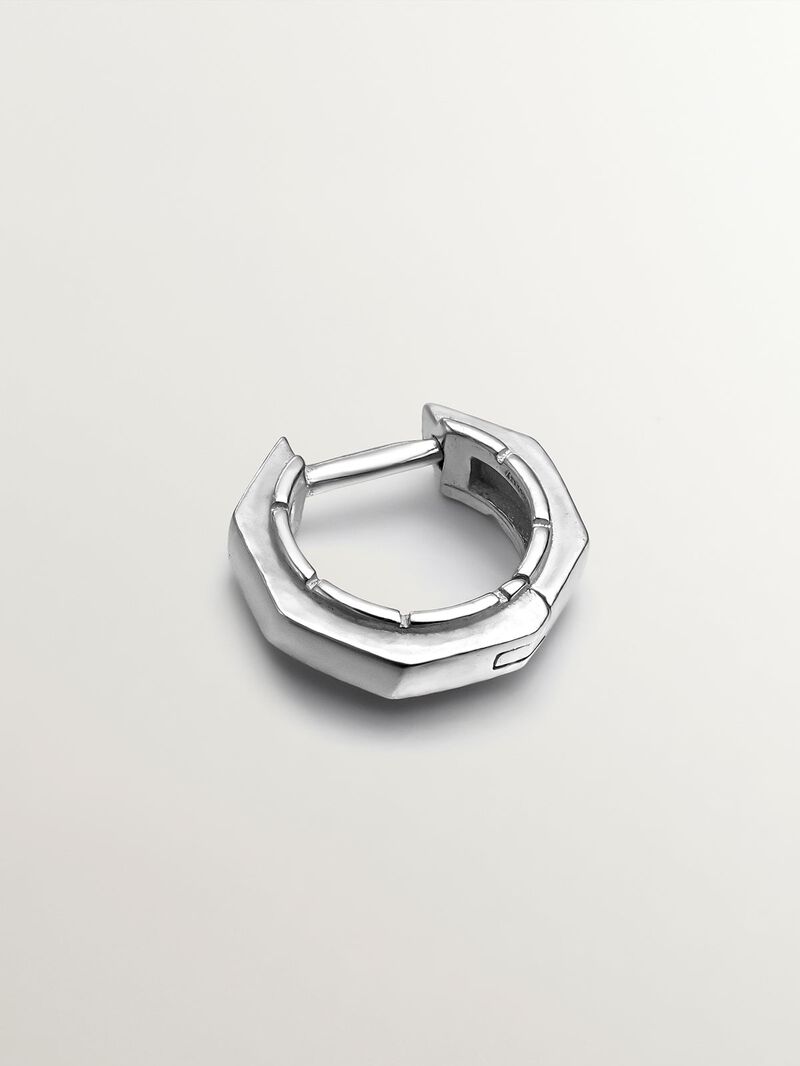 925 Silver Individual Aro Pending with geometric finish image number 2