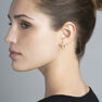 Mix & match gold-plated silver hoop earrings , J04643-02
