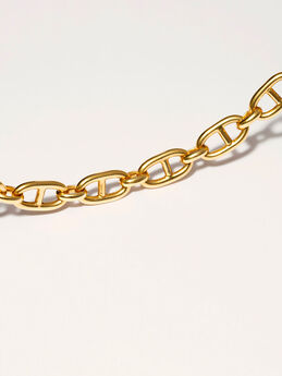Anchor chain in 18k yellow gold-plated silver, J05337-02-45, mainproduct