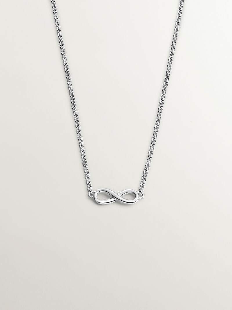 925 Silver Pendant with Infinity image number 0