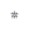 Gold solitaire earring 0.15 ct. diamond , J00888-01-15-H