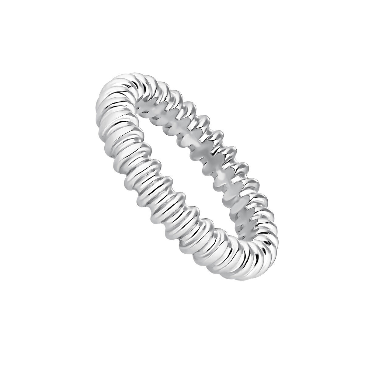 Silver embossed ring, J05325-01, hi-res