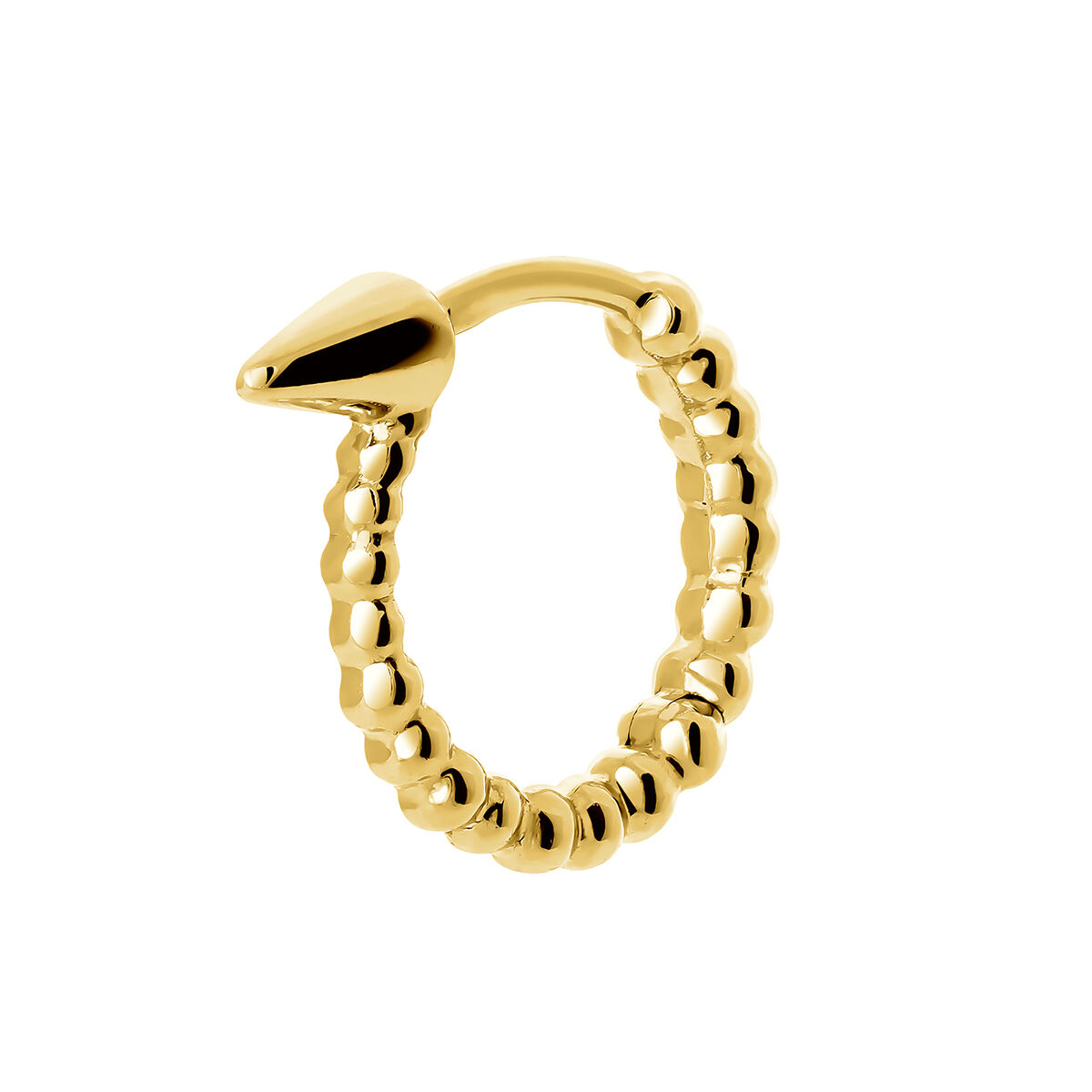 9 kt gold spheres hoop earring piercing , J03847-02-H, hi-res