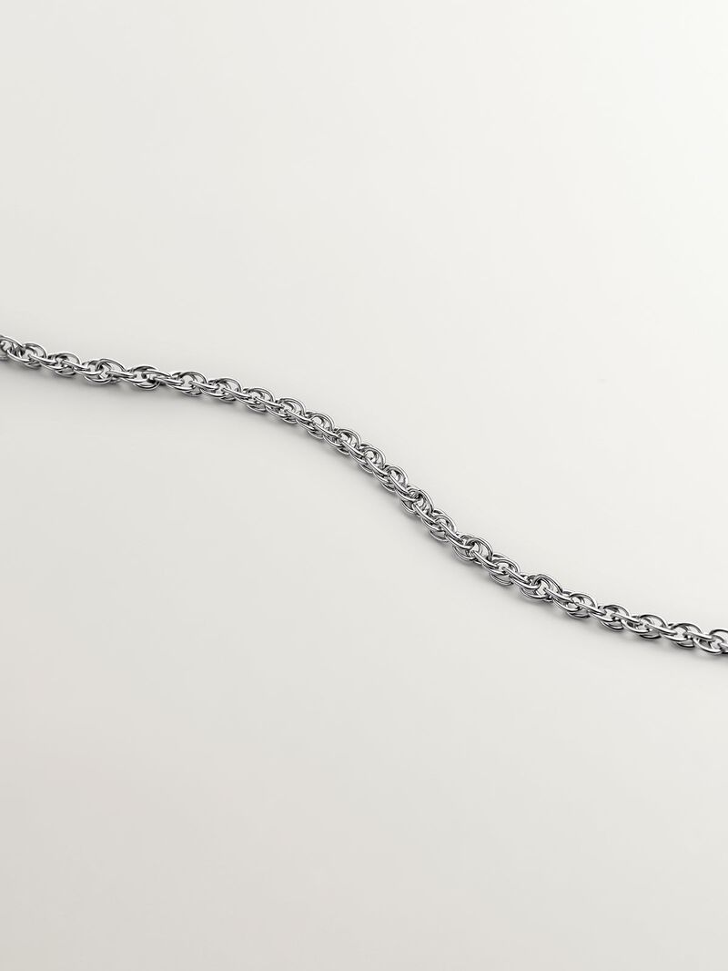 925 silver link tobillera bracelet image number 2