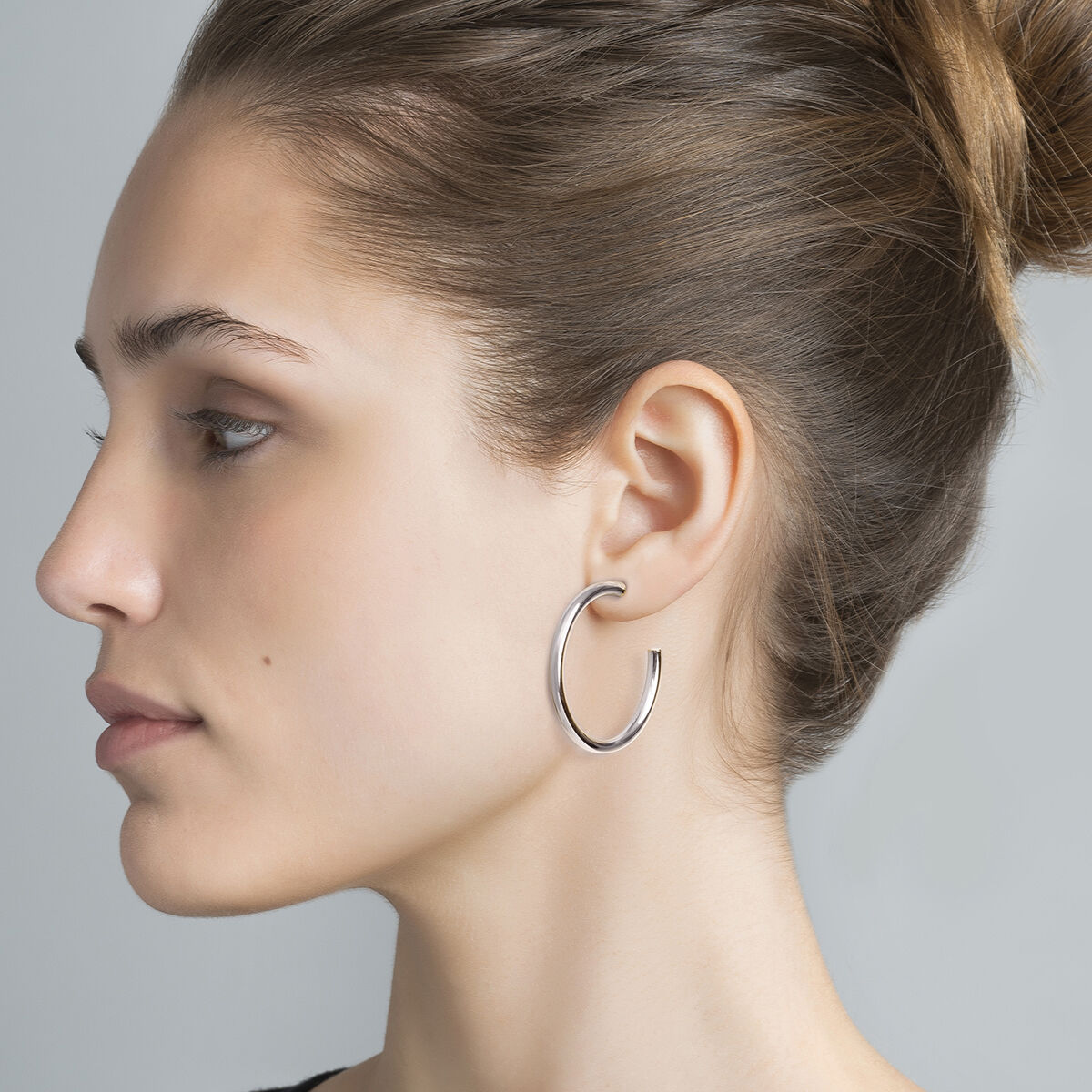 Silver Double Interlocking Circle Earrings - Silver Coast Jewellery