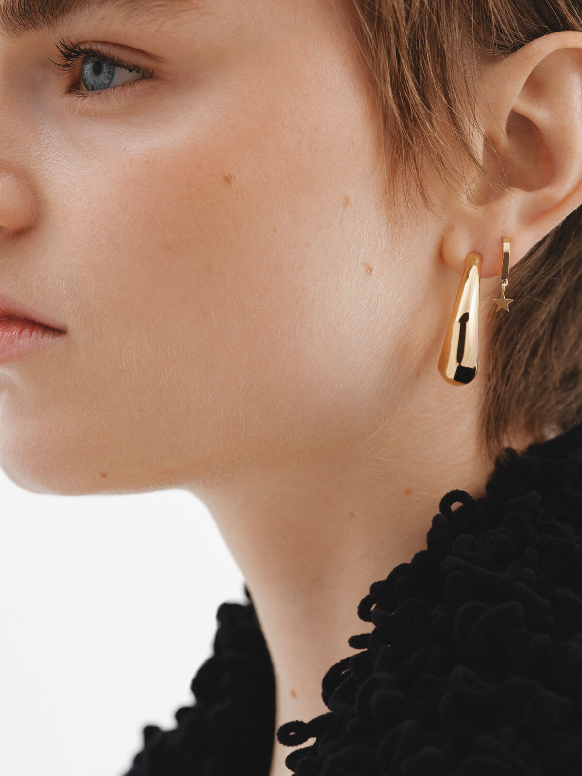 Cartier small cheap hoop earrings