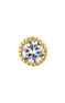 Gold mini diamond earring piercing 0.068 ct , J03550-02-H