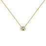 Gold plated amethyst necklace, J04666-02-GAM