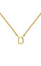 Collar inicial D oro 9 kt , J04382-02-D