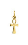 Gold-plated silver ankh charm , J04900-02