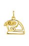 18 kt yellow gold-plated silver eagle charm, J04856-02