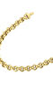 Rolo link chain in 18k yellow gold-plated silver , J05341-02-45