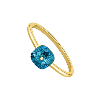9k gold London blue topaz ring , J04952-02-LB,hi-res