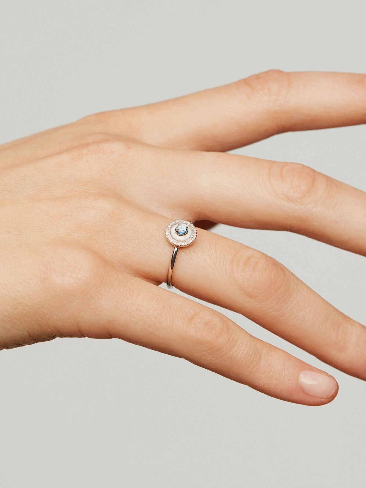 Anillo topacio hotsell azul aristocrazy