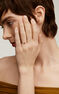 Ring in 9k yellow gold with a red ruby, J05047-02-RU
