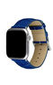 Correa Apple Watch cuero cocodrilo azul, IWSTRAP-BUC