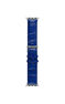 Correa Apple Watch cuero cocodrilo azul, IWSTRAP-BUC