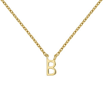 Collier initiale B or , J04382-02-B, mainproduct