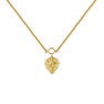 Gold plated motif necklace, J04552-02