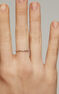 Bague en or blanc 9 K avec des diamants de 0,55 carat, J04955-01