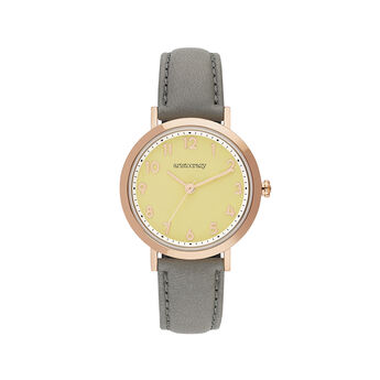 Reloj Venice correa esfera amarilla , W56A-PKPKPY-LEGR,hi-res