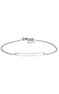 Pulsera esclava de plata con corazón interior, J05164-01
