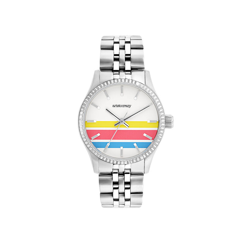 Mini St. Barth Watch with dual-coloured bracelet, W30A-STSTWP-AXST, hi-res
