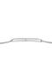 Pulsera esclava de plata con corazón interior, J05164-01