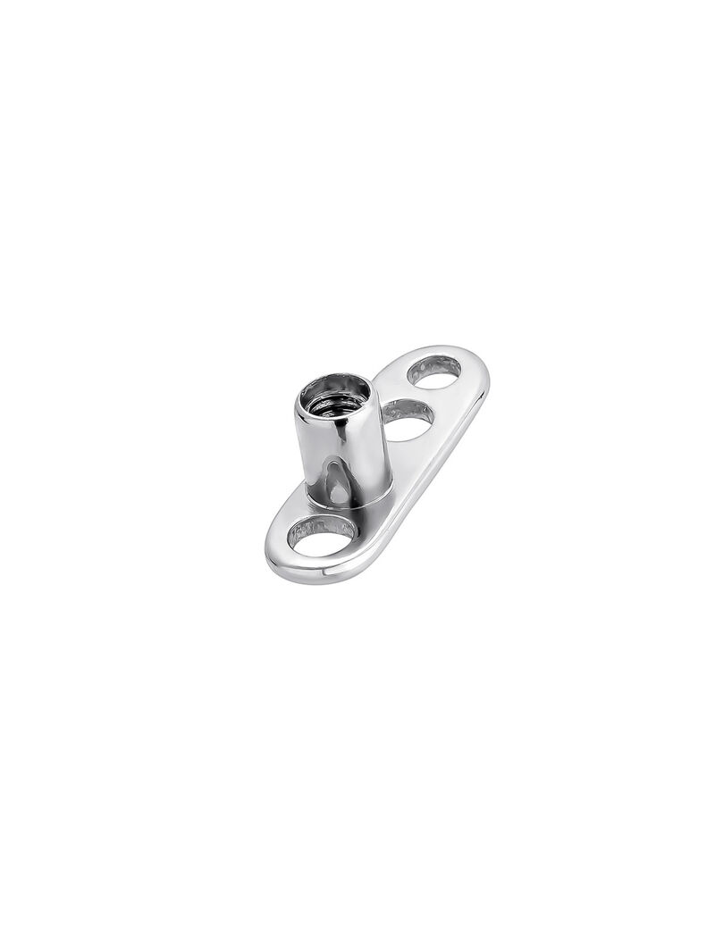 18K White Gold and Titanium Microdermal image number 6