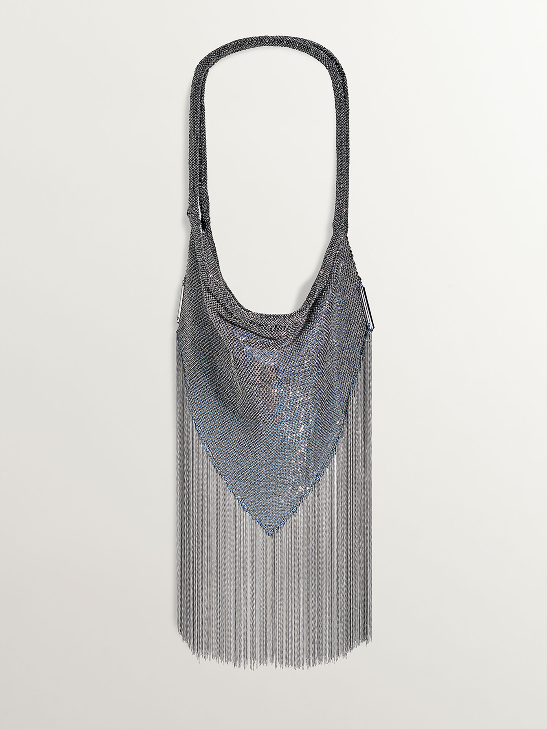925 silver and silk mesh jewel bag Aristocrazy