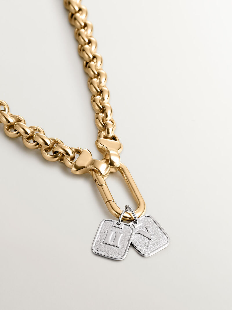 925 silver charm with number 5 image number 3