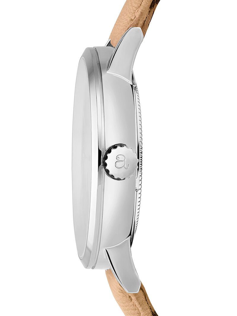Fillmore watch with orange leather and white leather image number 0