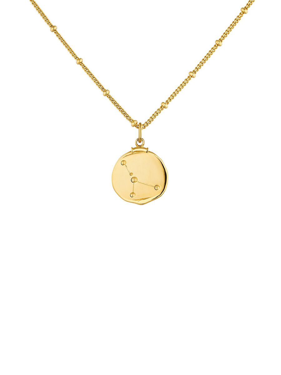Charm cáncer plata recubierta oro  , J04780-02-CAN, hi-res