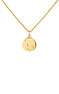 Charm cáncer plata recubierta oro  , J04780-02-CAN
