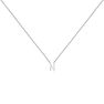 White gold Initial N necklace, J04382-01-N