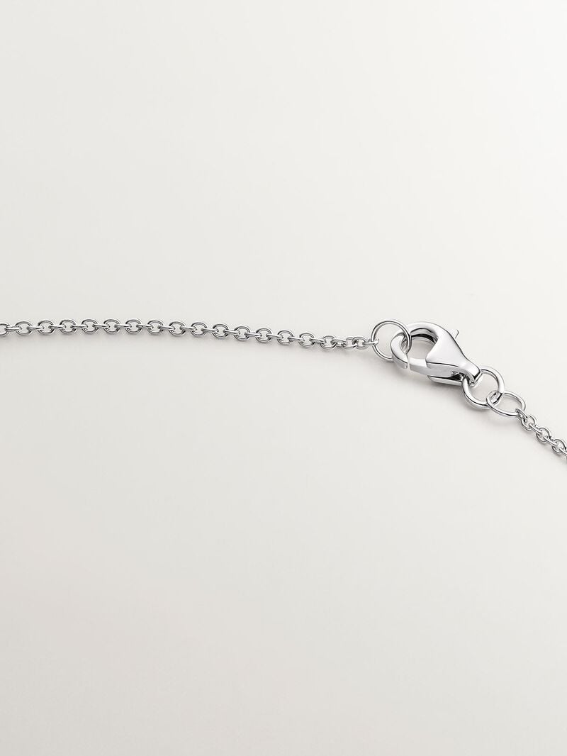 18K White Gold Diamond Star Pendant image number 6