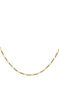 Thin chain with figaro links in 9k yellow gold, J05328-02